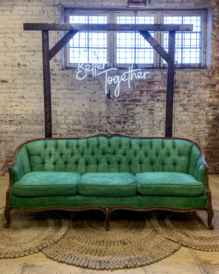 Vintage Couch, Arch, Neon SIgn Package