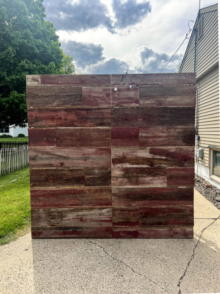 Red Barn Wood Backdrop